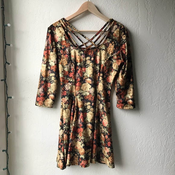 Velvet Garden Skater Dress - Picture 2 of 3